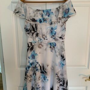 White House Black Market Off the Shoulder Floral Dress